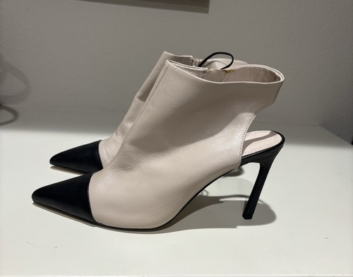 Zara slingback boots beige - zara, and