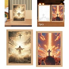 Jesus Lamp Gift for Prayer LED