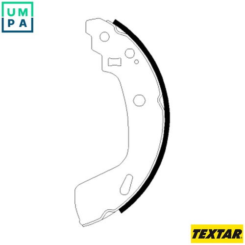 Brake shoe set 91082200 - set, for