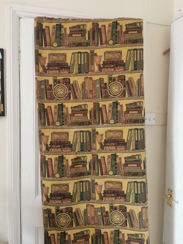 Vintage curtain book bookshelf - vintage,