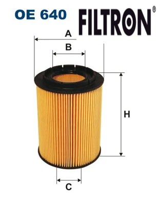 Engine oil filter 640 - engine,