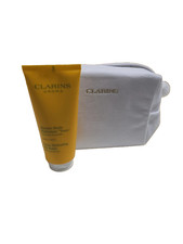 Clarins Aroma Tonic Hydrating Oil Balm 200ml with White Clarins Velvet Pouch New