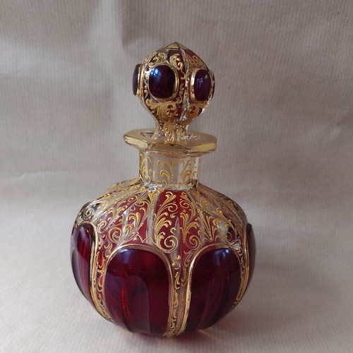 Antique moser perfume - perfume, bottle