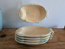 5x Shorter & Son Art Deco Fish