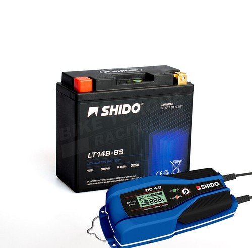 Shido lithium battery - battery, +