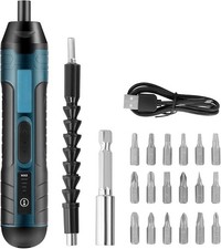 Cordless  Electric Drill Screwdriver Bits Set 5N.m Adjustable Torque 21 PCS 3.6V