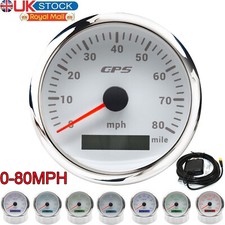 85mm white gps speedometer - white,