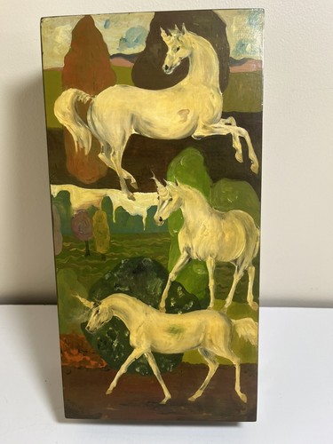 Vintage wood lacquered trinket - vintage,