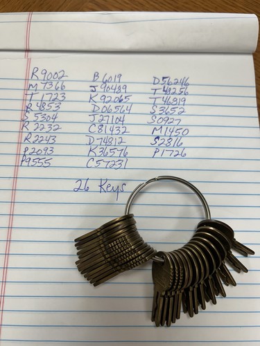Vintage slot machine keys - machine,