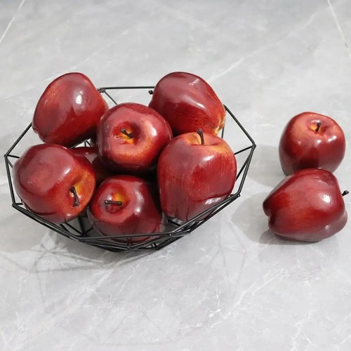 6pcs artificial apples - 6pcs,