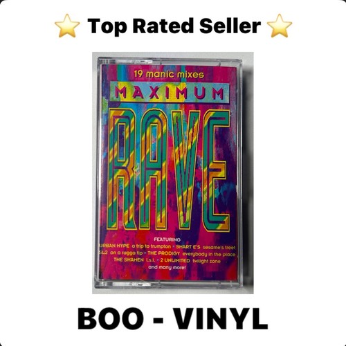 Maximum rave cassette - rave, tape