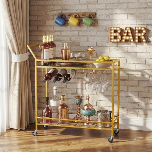 Hoobro serving trolley with - serving,