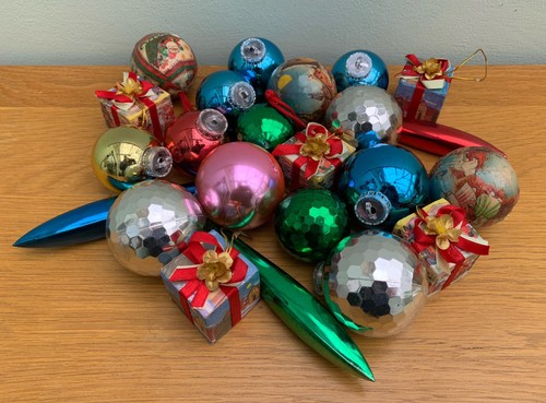 Vintage christmas decorations - vintage,
