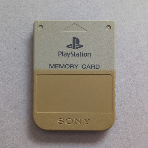 Ps1 memory card grey official - ps1,