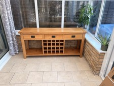 Solid Oak Sideboard 840mm H 