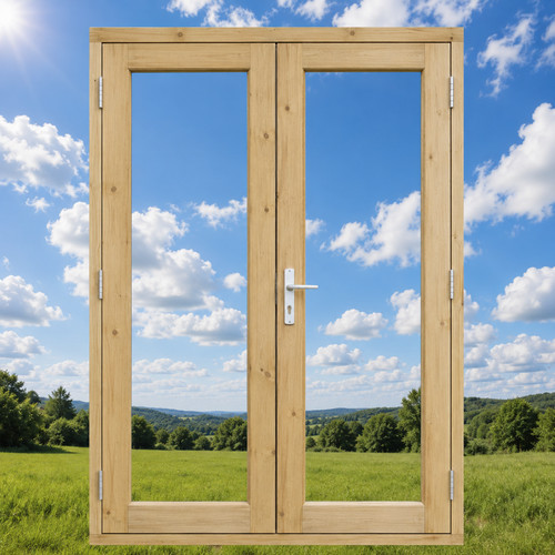 Fully glazed wooden - fully, french
