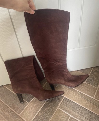 Sergio rossi brown suede - sergio,