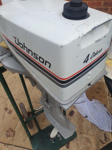 Johnson vintage outboard motor - vintage,