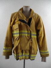 Men's sz L Quest Firefighter Jacket Coat NFPA USA Made Crosstech Nomex Thermal