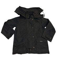 Driza Bone Wax Jacket Mens Small Black Short Australia Riding Shooting Outdoor