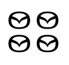 Set of 4 Mazda Evil M Logo