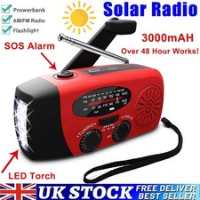 10000mAh Wind Up Solar Radio