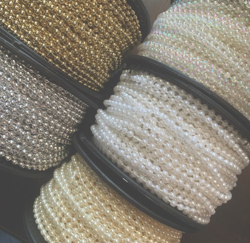 Pearl bead trim - pearl,