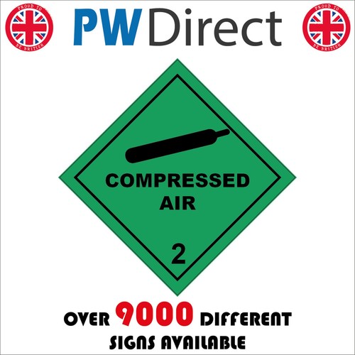 Sign compressed air gas bb - 2,