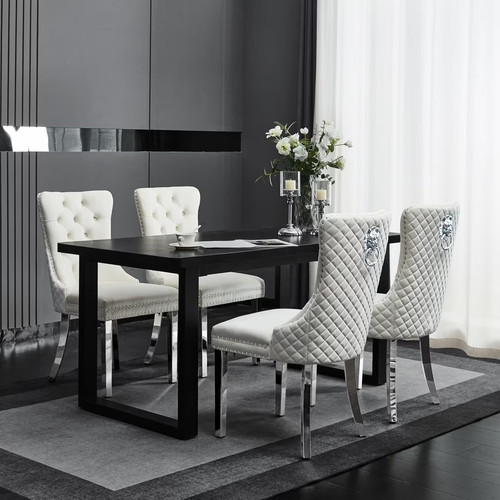 Luxury velvet dining chairs - luxury,