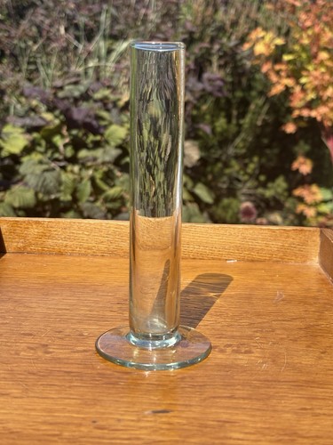 Vintage hand blown clear glass - vintage,