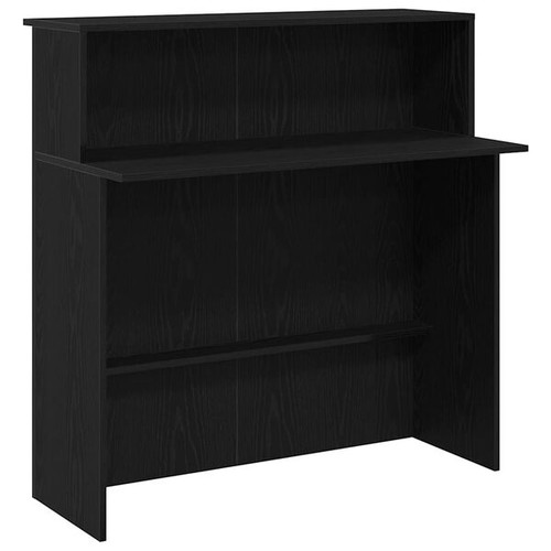 Reception desk black front - reception,