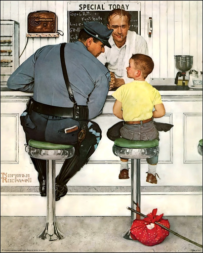 The runaway and police - and,