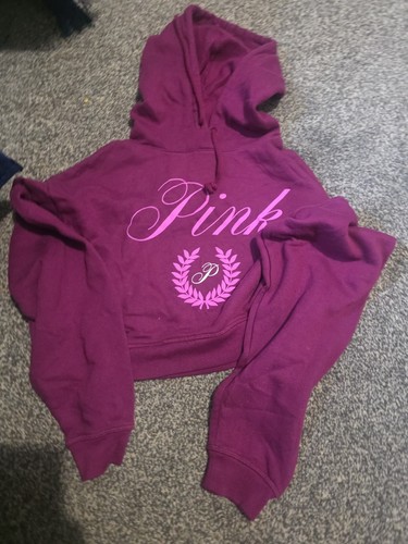Pink victoria secret cropped - pink,