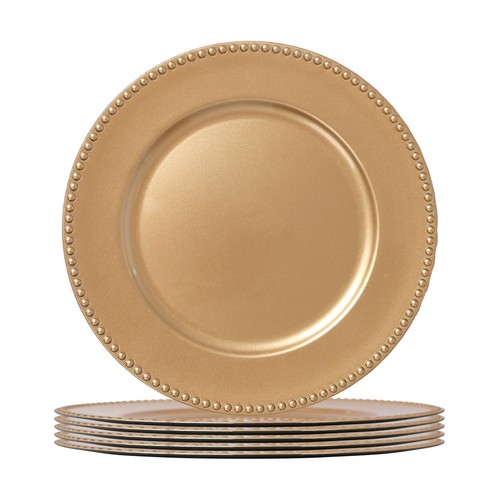 Round charger plates - plates, 33cm