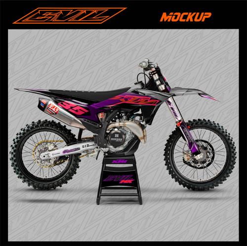 Custom graphics kit ktm - mx,