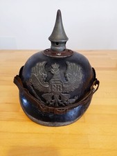 MILITARIA PICKELHAUBE PRUSSIANO ORIGINALE WW1.