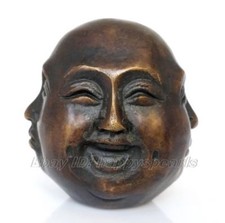 RARE OLD SIGNED BRONZE Carved