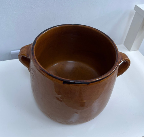 Brown stoneware ceramic - brown,
