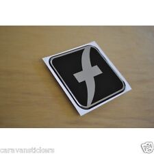 FLEETWOOD Caravan (RESIN DOMED) Badge Sticker Decal Graphic (STYLE 3) - SINGLE