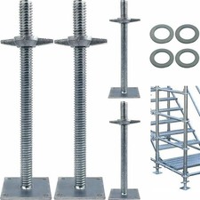 Scaffold 4ton Screw Jack for use on Scaffolding, Kwikstage or Cuplok - Pack of 4