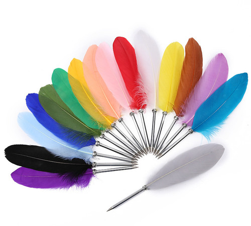 Feather quill pen - cute, gift