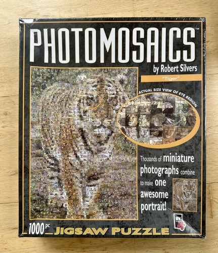 Photomosaics tiger jigsaw - photomosaics,