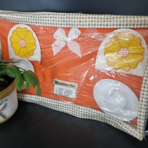 Breakfast set vintage unused - vintage,