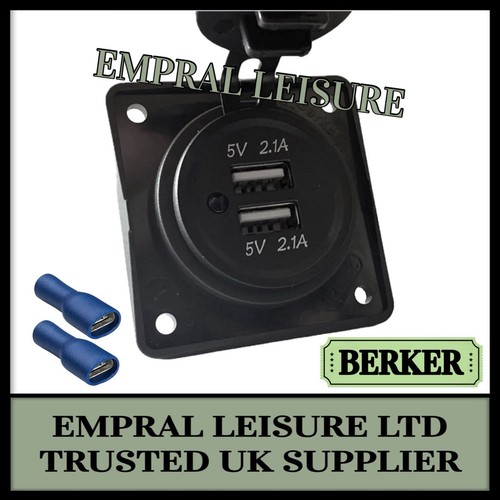 12v berker dual - 12v, double