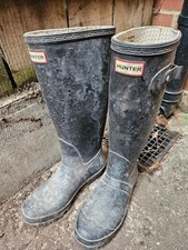 Hunter wellies size 4, Black -