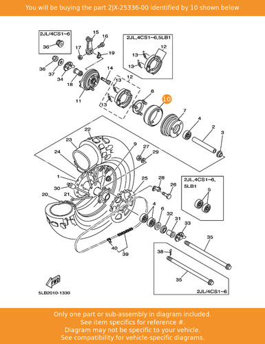 Yamaha ring 2jx 25336 - yamaha, 2,