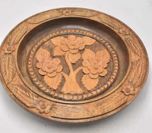 Vintage hand carved wooden - hand,