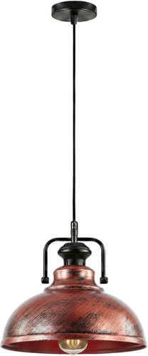 Industrial curvy pendant - industrial,