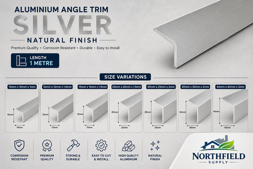 Aluminium angle corner - aluminium,