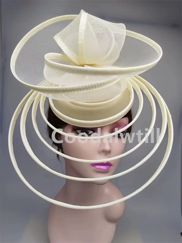 Church fascinator hat wedding - church,